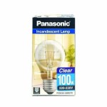 PANASONIC หลอดกลมใสเกลียว 100 วัตต์